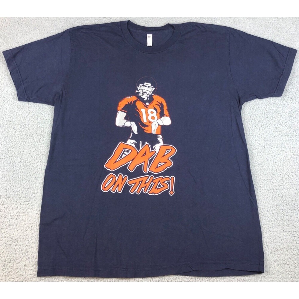 American Apparel Denver Broncos Peyton Manning Dab On This Men's XL NFL Tee